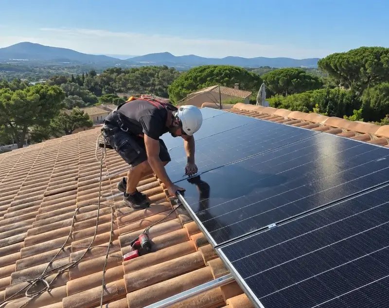 Installateur panneaux solaires Blaesheim — pose photovoltaïque sur toiture