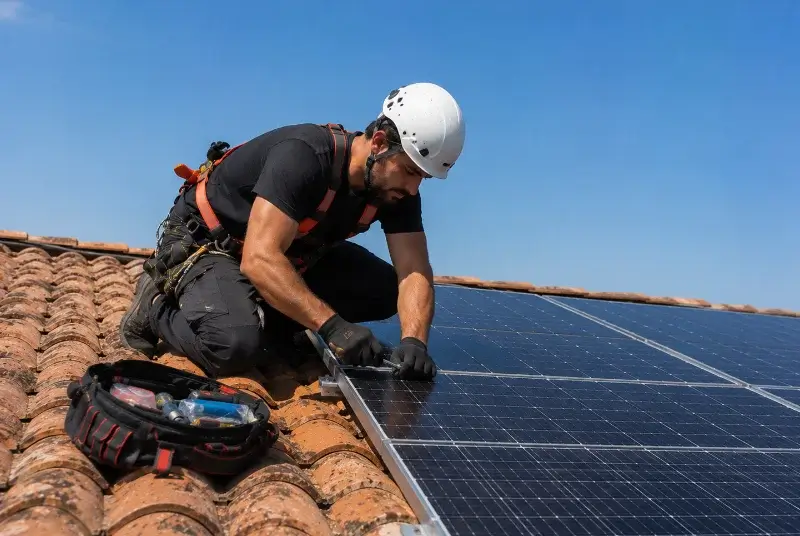 Maintenance et monitoring de panneaux solaires à Blaesheim